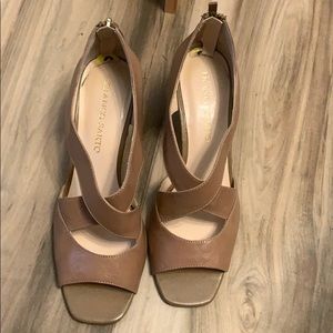 Franco Sarto Open toe wedge shoes